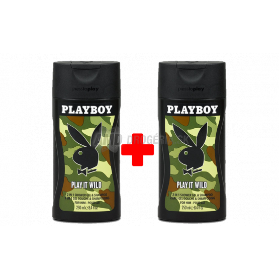 PLAYBOY SPRCHOVÝ GÉL PLAY IT WILD 2 x 250 ML
