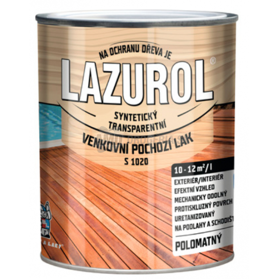 LAZUROL S1020 LAK VONKAJŠÍ PODLAHOVÝ 0,75L
