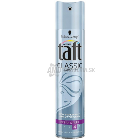 TAFT LAK NA VLAY CLASSIC EXTRA STRENGTH 250 ML