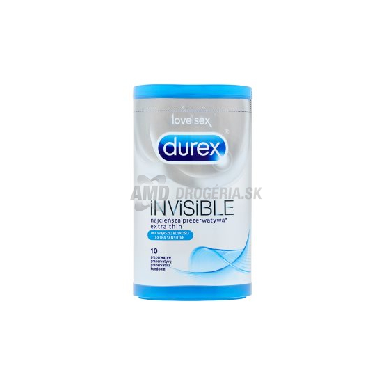 DUREX KONDÓM INVISIBLE EXTRA SENSITIVE 10 KS