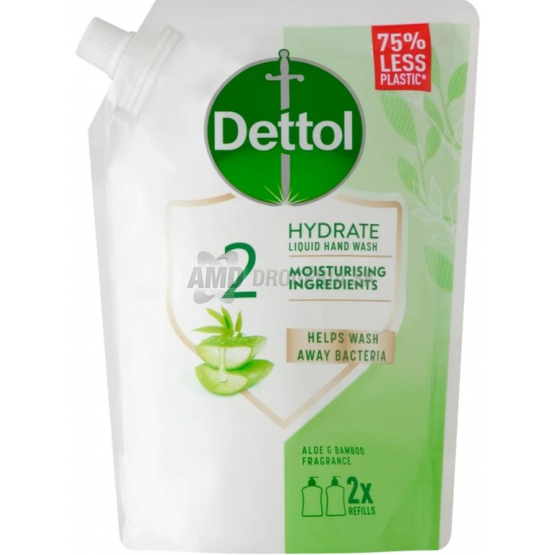 DETTOL TEKUTÉ MYDLO NÁHRADNÁ NÁPLŇ  ALOE VERA 500ML