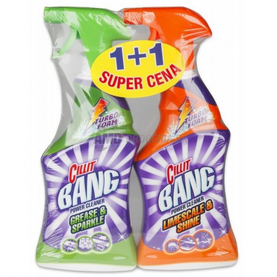 CILLIT BANG HRDZA A VODNÝ KAMEŇ 750 ML + ODMASŤOVAČ 750 ML