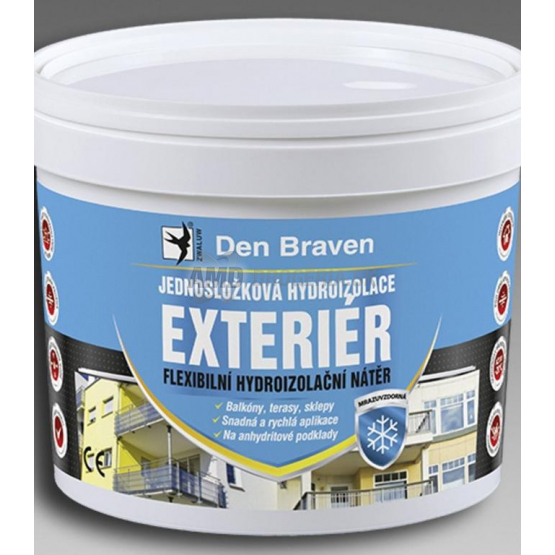 Den Braven Jednozložková hydroizolácia exteriér, 5 kg