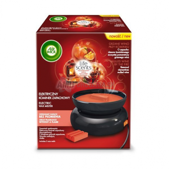 AIR WICK WAX MELT ELEKTRICKÝ OHRIEVAČ VOSK VARENÉ VÍNO PRI KRBEU 33 G