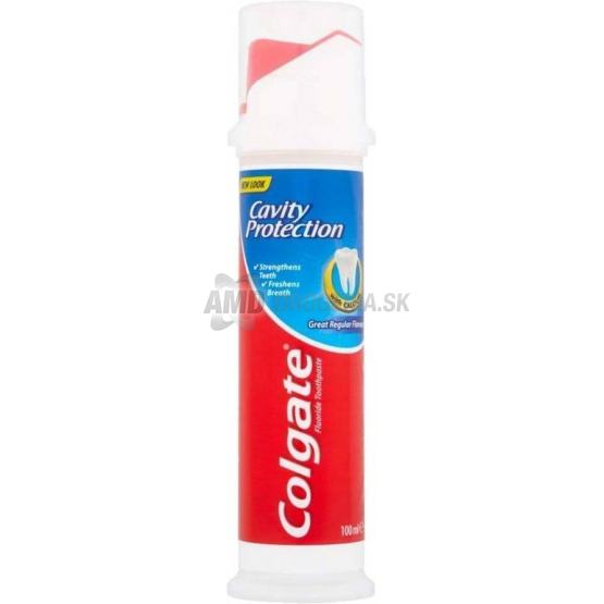 Colgate Cavity Protection zubná pasta s pumpičkou, 100 ml