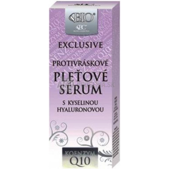 Bione Cosmetics Bio Exclusive Q10 protivráskové pleťové sérum s kyselinou hyalurónovou, 40 ml