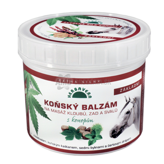 HERBAVERA KONSKÝ BALZAM KONOPE 500 ML
