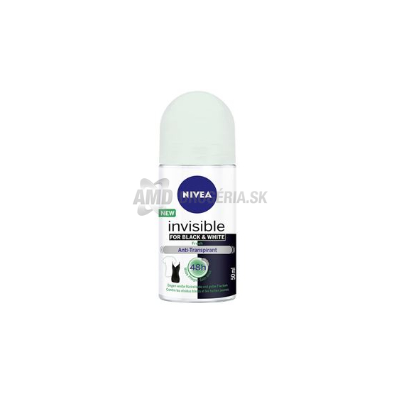 NIVEA ROLL ON ANTIPERSPIRANT BLACK & WHITE FRESH 50 ML
