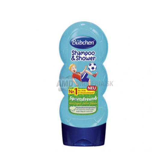 BUBCHEN KIDS SPRCHOVÝ GÉL 2v1 MALÝ FUTBALISTA 230 ML