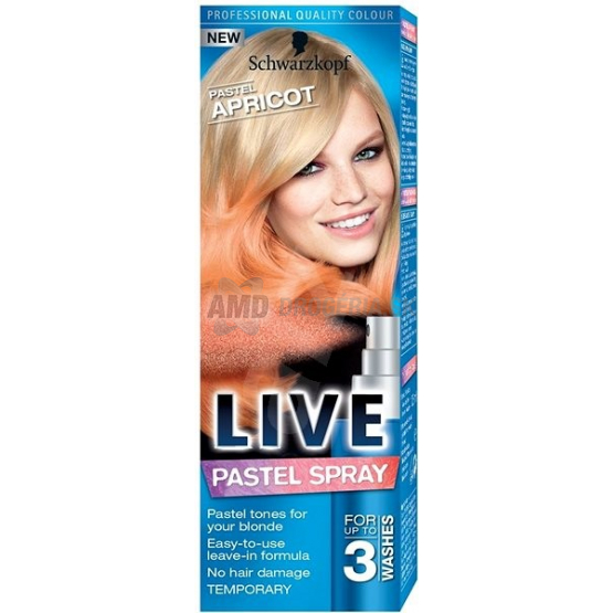 SCHWARZKOPF LIVE COLOR SPREJ PASTELOVO MARHUĽOVÁ 125 ML