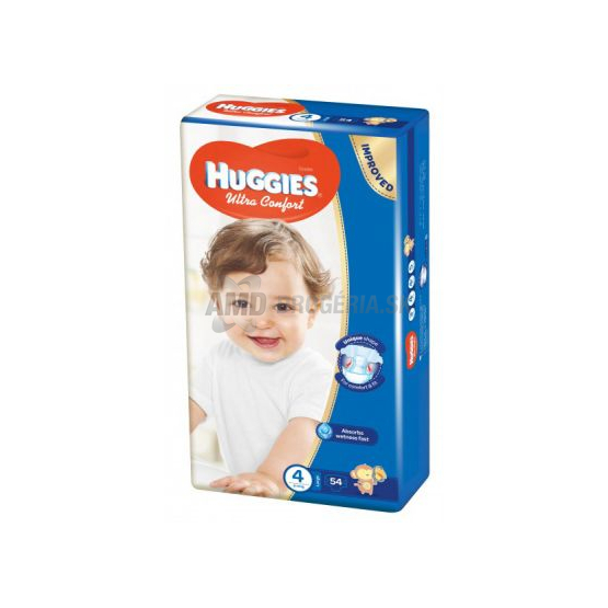 HUGGIES ULTRA COMFORT 4 8-14 KG 54 KS