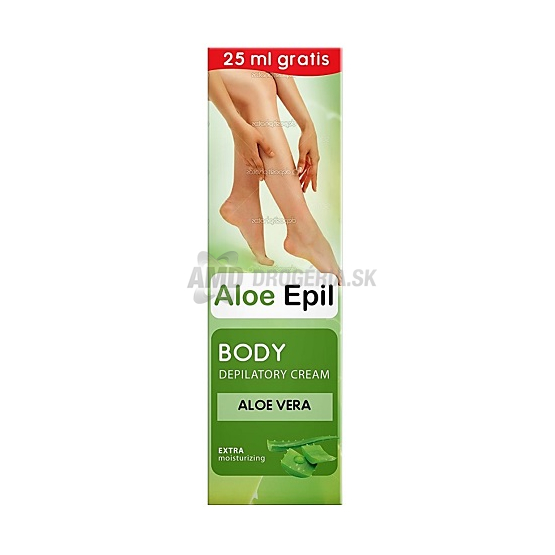 Aloe Epil Depilačný krém na telo s Aloe Vera, 125 ml