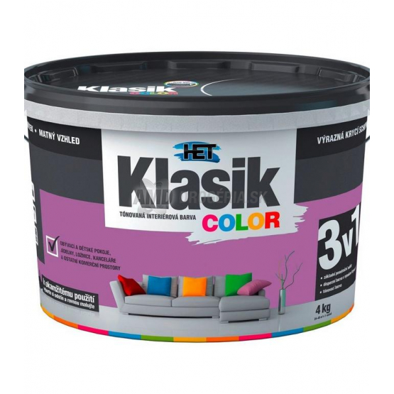 Het Klasik Color purpurový 0317, 1,5 kg