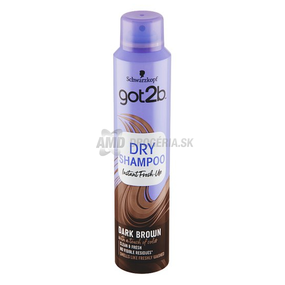 GOT2B SUCHÝ ŠAMPÓN 200 ML FRESH BROWN