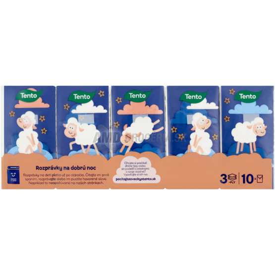 TENTO HYGIENICKÉ VRECKOVKY KIDS 10x10KS