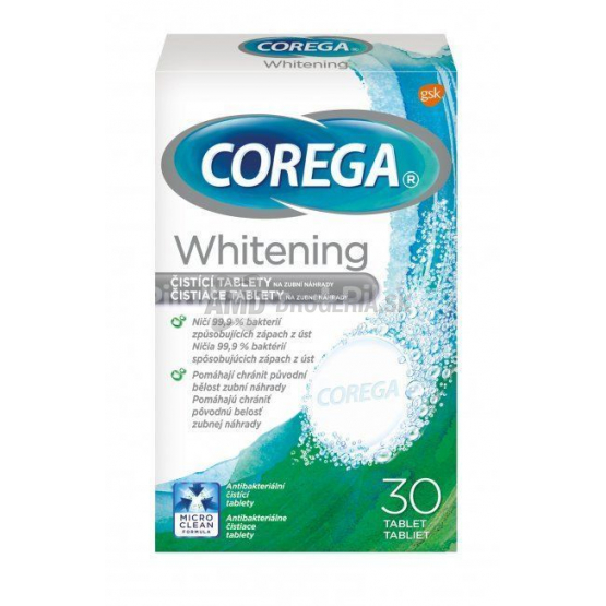 COREGA TABLETY WHITENING 30 KS