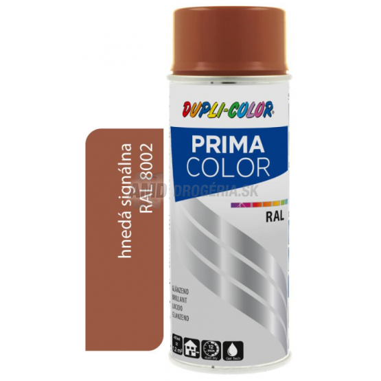DUPLI COLOR PRIMA SPRAY RAL 8002 HNEDÁ SIGNÁLNA 400ML LESK