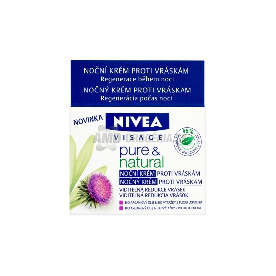 NIVEA KRÉM PURE Q10 NA VRÁSKY NOČNÝ 50 ML