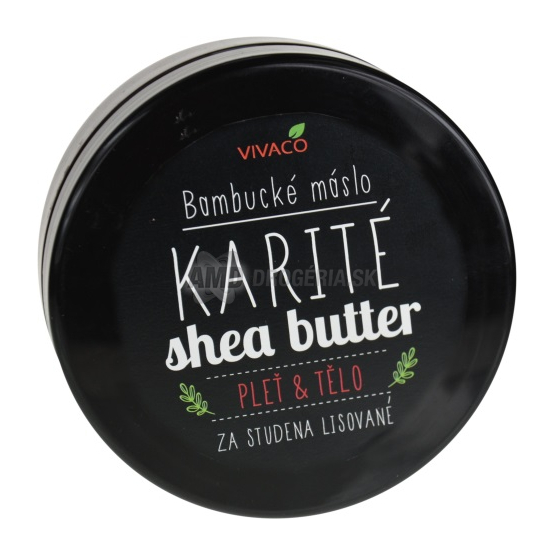 BIO KARITE BAMBUCKÉ MASLO NA TVÁR A TELO 200 ML