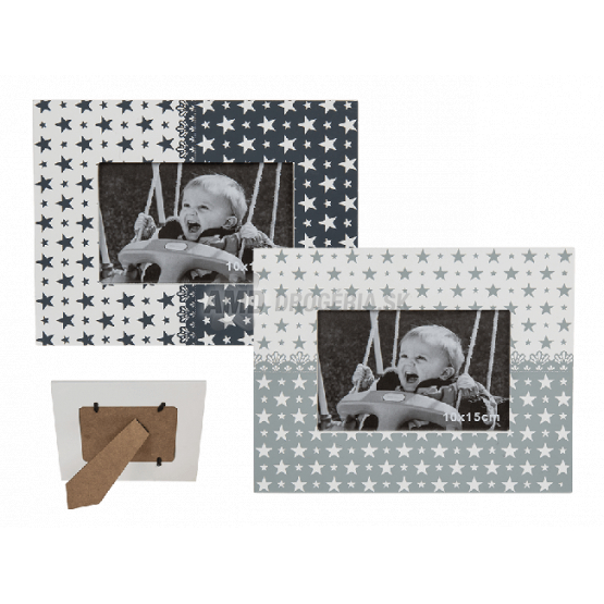 PLASTOVÝ FOTORÁMIK HVIEZDY 10 x 15 CM