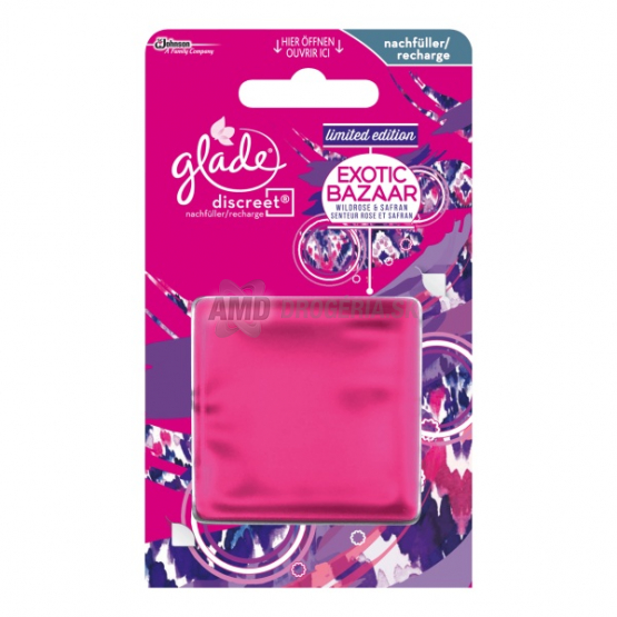 GLADE DISCREET NÁHRADNÁ NÁPLŇ EXOTIC BAZAAR 8 G
