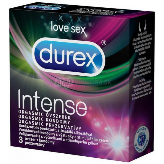 DUREX KONDÓMY ORGASMIC INTENSE 3KS