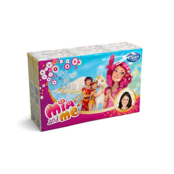 DETSKÉ PAPIEROVÉ VRECKOVKY MIA A JA 4-VRSTVOVÉ 6 KS