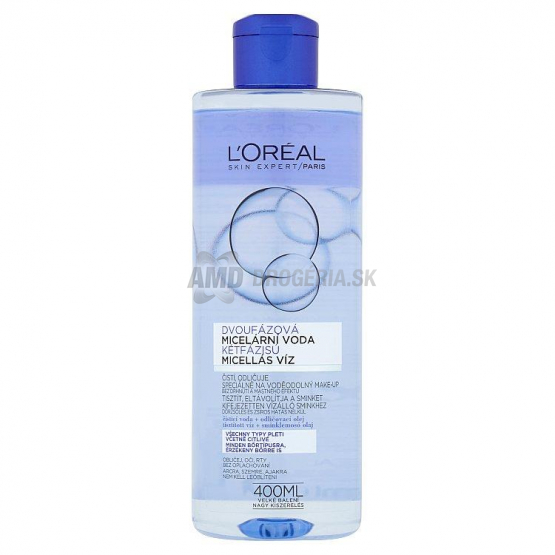 LOREAL MICELÁRNA VODA DVOJFÁZOVÁ 400 ML
