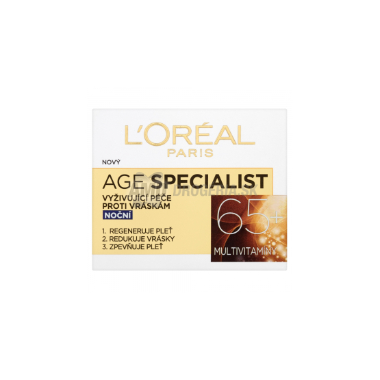LOREAL KRÉM AGE  65+ NOČNÝ 50 ML