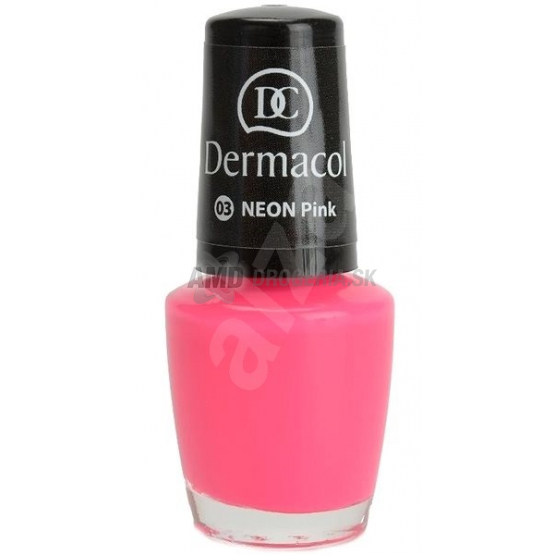 DERMACOL LAK NEON PINK 3