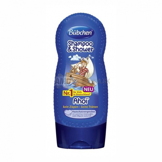 BUBCHEN KIDS SPRCHOVÝ GÉL 2v1 AHOJ NAMORNIK 230 ML