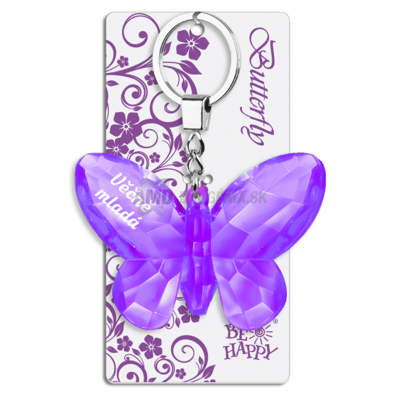 KĽÚČENKA MOTÝĽ VEČNE MLADÁ 1 KS