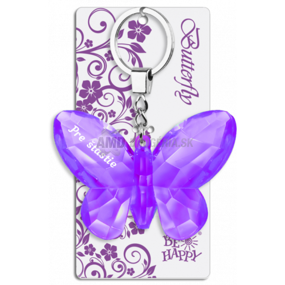 KĽÚČENKA MOTÝĽ PRE ŠTASTIE 1 KS