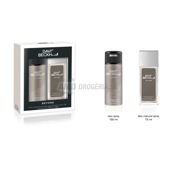 DARČEKOVÁ PÁNSKA KAZETA DAVID BECKHAM BEYOND DNS PARFUMOVANÝ DEODORANT + DEODORANT X17