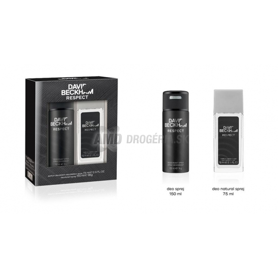 DARČEKOVÁ PÁNKSA KAZETA DAVID BECKHAM RESPECT DNS PARFUMOVANÝ DEODORANT+ DEODORANT X17