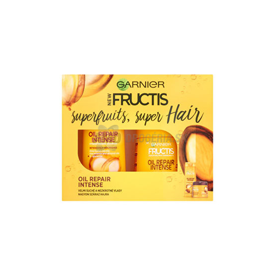 DARČEKOVÁ DÁMSKA KAZETA FRUCTIS OIL REP INTENSE ŠAMPÓN + MASKA X17