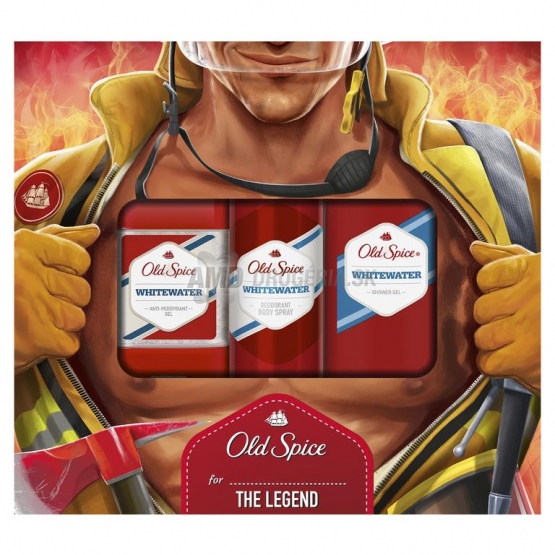 DARČEKOVÁ PÁNSKA KAZETA OLD SPICE WIHER WATER -DEODORANT + SPRCHOVÝ GÉL + STICK X17
