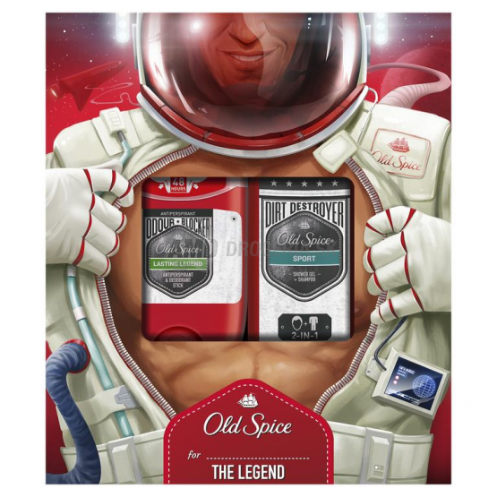 DARČEKOVÁ PÁNSKA KAZETA OLD SPICE SPRCHOVÝ GÉL SPORT + STICK LASTING LEGEND X17