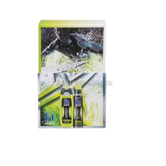 DARČEKOVÁ PÁNSKA KAZETA FA MEN SPORT ENERGY SPRCHOVÝ GÉL + DEODORANT X17