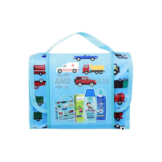 DARČEKOVÁ KAZETA KIDS BOY BAG SPRCHOVÝ GÉL + ŠAMPÓN + ZUBNÁ PASTA X17