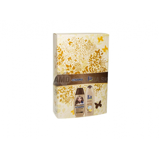 DARČEKOVÁ DÁMSKA KAZETA SCHAUMA FA CACAO BUTTER ŠAMPÓN + SPRCHOVÝ GÉL X17