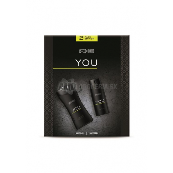 DARČEKOVÁ DÁMSKA KAZETA AXE YOU DEODORANT + SPRCHOVÝ GÉL X17