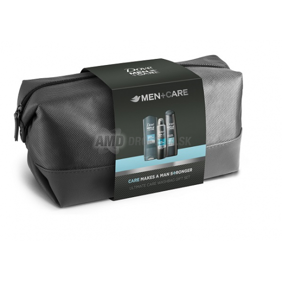 DARČEKOVÁ PÁNSKA KAZETA DOVE FM CLEAN COMFORT SPRCHOVÝ GÉL + DEODORANT + ŠAMPÓN + TOALETNÁ TAŠKA X17