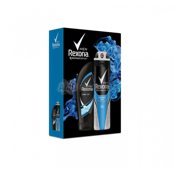 DARČEKOVÁ PÁNSKA KAZETA REXONA MEN COBALT DRY SPRCHOVÝ GÉL + DEODORANT X17