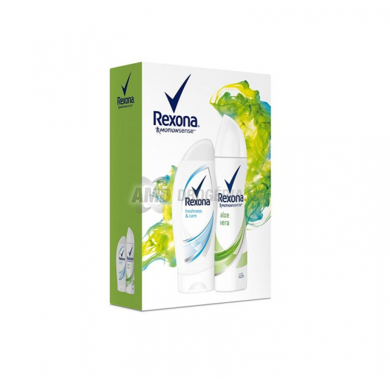 DARČEKOVÁ DÁMSKA KAZETA REXONA ALOE VERA SPRCHOVÝ GÉL + DEODORANT X17