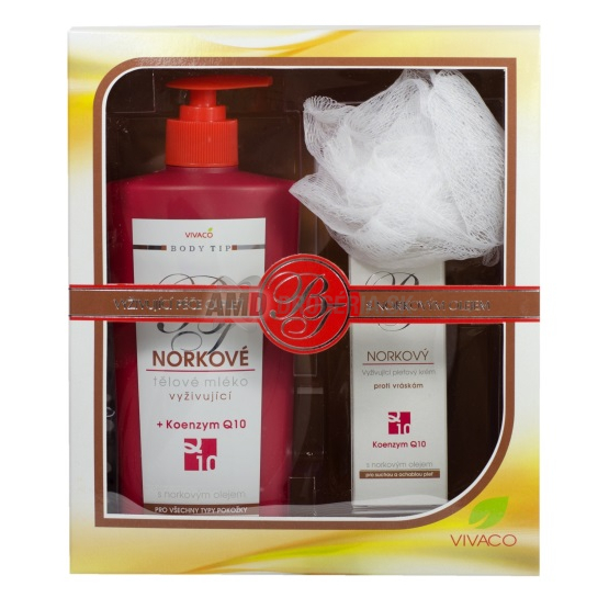 DARČEKOVÁ KAZETA VIVACO DK17 BT1406 NORKA TELOVÉ MLIEKO 400ML + PLEŤOVÝ KRÉM 50ML + DARČEK X17