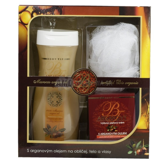 DARČEKOVÁ KAZETA VIVACO DK17 BTA1405 ARGAN SPRCHOVÝ GÉL 300ML + KRÉM 50ML X17