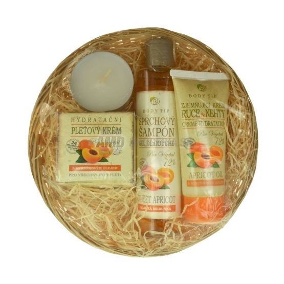 DARČEKOVÁ KAZETA VIVACO DK17 BTR1412 MARHUĽA SPRCHOVÝ ŠAMPÓN 250ML + PLEŤOVÝ KRÉM 50ML + KRÉM NA RUKY 100ML + DARČEK X17