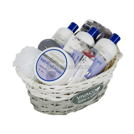 DARČEKOVÁ KAZETA VIVACO DK17 VPK1704 KOZIE MLIEKO SPRCHOVÝ GÉL 400ML + ŠAMPÓN NA VLASY 400ML + BALZAM NA VLASY 400ML + TELOVÉ MLIEKO 200ML + MYDLO 100G + DARČEK X17