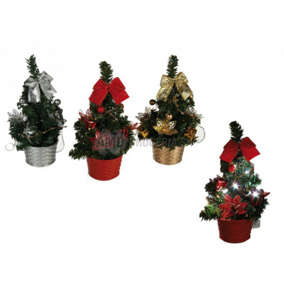 VIANOČNÝ STROMČEK S DEKORÁCIOU A LED 1 KS